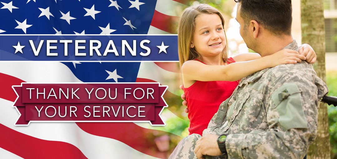 Veterans, thank you for your service